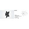 SUNNE Monitor TV fali konzol 10 32 LCD A501K dnthet forgathat faltv 90mm max VESA200x200mm max 30kg