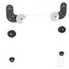 SUNNE 23 60 LED 23 60 TV fali konzol fix