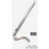 Led asztali olvas lmpa hajltott lb 48 led 3W 280 Lumen 120 meleg fehr ezst szn Life Light Led