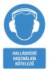 Informcis matrica RE107 175x250 mm Hallsvd hasznlata ktelez