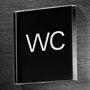 Informcis tbla akryl SIGEL Pictoacrylic WC
