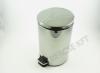 Szemetes kuka pedlos rozsdamentes kerek 12 liter - Happier