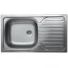Mosogattlca 1 medence 1 csepptlca N 140 Rozsdamentes mosogat Teljes mret 760 X 435 mm Medence mret 377 X 342 X 150 mm Szifonnal s leeresztvel egytt 0 5 mm anyagvastagsg