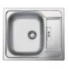 Triton inox mosogat 1 medence 1 csepptlca EC 307 Rozsdamentes mosogat Teljes mret 580 500 mm tmr Medence mret 340 X 410 X 170 mm Szifonnal s leeresztvel egytt 0 6 mm