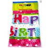 Happy Birthday asztaltert pink 130x180 cm