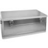 Mret 770 x 420 x 330 mm egyszer strapabir fm lda fm csattal s fogantyval belseje egy nagy rekesz alkalmas nagyobb szerszmok rendszerzsre