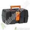 Szerszmtart lda manyagbl NOU 10927 Belsejben 1 nagy rekesz 3 cssztlca egyenknt 3x4 fix rekesszel 1 nagy csattal zrd tet Lakathely Manyag foganty Mret