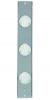 Polc pultmegvilgt 2GX53 3x7W krm Kob