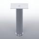 Egyenes tartoszlop krm 250 mm Brpult kiad pult tart oszlop