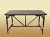 Rattan rasztal WD 608 stt barna szinben 140x80x78cm