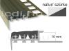A jrlap lpcselem leraksakor bepthet alumnium lpcsprofil gumis betttel Fellet natr Gumi szne szrke Mret 10 mm 250 cm 51606A