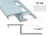 A jrlap lpcselem leraksakor bepthet alumnium lpcsprofil Fellet natr Mret 10 mm 300 cm 35002C