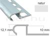 A jrlap lpcselem leraksakor bepthet ves alumnium lpcsprofil Fellet natr Mret 10 mm 100 cm