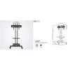 SUNNE S13 TV llvny guruls 32 60 705x700x1670mm max 50kg plusz polc