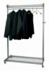 Ezstszrke szn kombinlt ruhallvny 6 db fm vllfa tartozk gurthat s rgzthet kerekekkel fell s alul rcsos trolpolccal kapacits kb 30 40 db vllfa mret 114x55x180 cm tmeg 12 5 kg a 