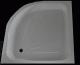 Mistral 80x80 ves lemez zuhanytlca 1 mm acllemez magassg 15 cm R55