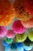 How to make tissue Paper pom pom balls by Lailah
