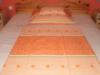 5 rszes krepp dupla paplan huzat 2 szemlyes 200x220 cm paplanhuzattal elegns narancs zld mintval