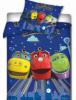 Chuggington gynemgarnitra tartalmaz 1 db paplanhuzat s 1 db prnahuzatot Paplanhuzat mrete 100 x 135 cm Prnahuzat mrete 40x60 cm Anyaga 100 pamut