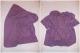 160x80 cm es lila gumis leped