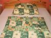 3 rszes kevert szlas gynem huzat 140x200 paplanhuzattal zld leveles mints