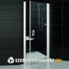 Elegance ESD1 80 egyrszes zuhanyajt balos Mret 770 810x1850 mm Belp 610 mm Keret szne krm veg transparent dszts nlkli vegvastagsg 6 mm Edzett biztonsgi