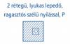 Foliodrape Izoll leped rag szl lyukkal P 75x90 cm 40db