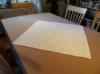 70 cm X 70 cm ekr karcsonyi asztaltert