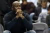 Michael Jordan during the game between the Charlotte Bobcats and the Indiana Pacers on January 15, 2013 in North Carolina
