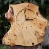 Fa falira Otthon lakberendezs Falira Famegmunkls Fekete nyrfbl kszlt falira nmet quartz raszerkezettel Mrete 32x38x3cm Meska