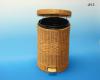 Rattan pedlos szemetes kerek 12 L