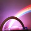 j Lenygz romantikus LED szivrvny projektor lmpa HE0001101