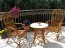 Rattan szer vessz keri btor 2 db karosszk asztallal szp llapotb