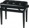 Fnyes fekete zongora pad fekete mbr huzat lke mrete 57 x 32 cm Magassg 46 59 cm Orss emel mechanika