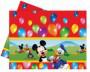 Mickey s asztaltert mrete 120x180 cm Anyaga manyag Kiegszthet a Mickey s party kollekci tbbi tagjval is tnyr pohr szalvta csk szvszl lufi pinyata felirat zszl meghv Mickey egere