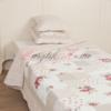 Clayre Eef Beige Roses patchwork gytakar 180x260