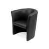 Club irodai fotel V 4 fotel fekete textilbr