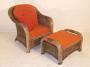 Texas Rattan fotel barna & ottoman
