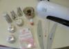 A kszlet tartalma 9w os uv lmpa Crystal Nails Clear I 5ml pt zsel Crystal Nails 5ml Rzsaszn pt uv zsel Crystal Nails 5ml fehr uv zsel 50db Crystal Nails sablon Crystal Nails ragaszt Cry