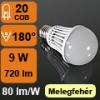 LED lmpa E27 COB 3016x20 9Watt 180 meleg fehr