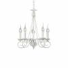 Ideal Lux IL Brandy SP5 Antiko Bianco Klasszikus Csillrfggesztk Ideal Lux lmpa