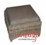 Rattan puff lbtart