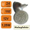 LED lmpa MR16 24 LED Melegfehr