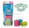 3 db os utntlt Wrap and Go pelenkatrolhoz Anti bakterilis vdelmet nyjt t kzben jtsztren a pelenka rtalmatlantsra