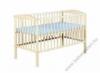 Klups Radek II kisgy 120x60 feny sosna Egyszer fa rcsos kisgy amely minden babaszobba tkletes Klups Radek II kisgy 120x60 feny sosna 60x120 cm es krbe rcsos kisgy 3 magassgba llthat m