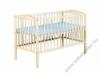 Klups Radek II kisgy 120x60 feny sosna Egyszer fa rcsos kisgy amely minden babaszobba tkletes Klups Radek II kisgy 120x60 feny sosna 60x120 cm es krbe rcsos kisgy 3 magassgba llthat m