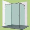 VARIOGLASS Keret nlkli tolajt V21 es szria 140x90x200 cm vztiszta veggel