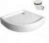 H2O Zno 80x80 ves akryl zuhanytlca szifonnal Termkadatok 800x800 mm Rdiusz 550 Extra ers 20mm tlcafenk ersts