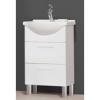 Tboss Bianka trend 55 als szekrny mosdtl Mretek Alsbtor 86x51x30 cm Mosd 55x44 5 cm Magasfny fehr flizott MDF Kermia mosdtl Csaptelep s dekorci nlkl A