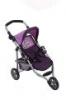 A Babakocsi Buggy 3 kerek viola szn lersa Babakocsi viola szn buggy 3 kerekes kivitel a foganty magassga 35 62 cm kztt llthat A Babakocsi Buggy 3 kerek viola szn 3 ves kortl ajnlo